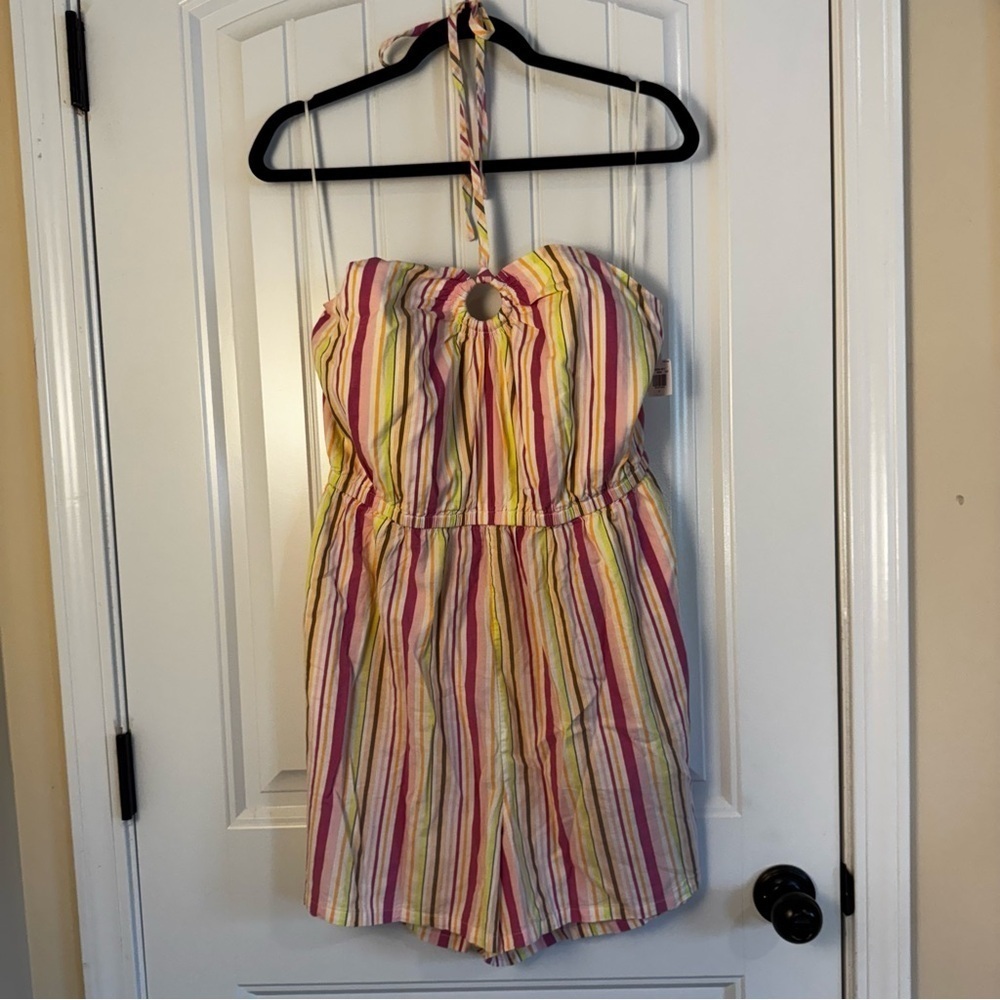 🥳Old Navy Striped Beach Romper NWT